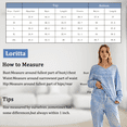 thumbnail image 5 of Loritta Secret 2 Pieces Womens Pajamas Sets Comfy Printed Loungewear Sets Woman with Pockets,S-2XL, 5 of 6