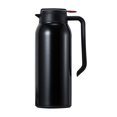 thumbnail image 1 of Jarra De De Del Té Del De La Botella De Agua Caliente / Fría Del Dispensador Del Acero Inoxidable 1.5L Negro Baoblaze Botella de la jarra de café, 1 of 8
