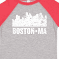 thumbnail image 4 of Inktastic Boston Massachusetts City Skyline with Grunge Boys or Girls Toddler T-Shirt, 4 of 5
