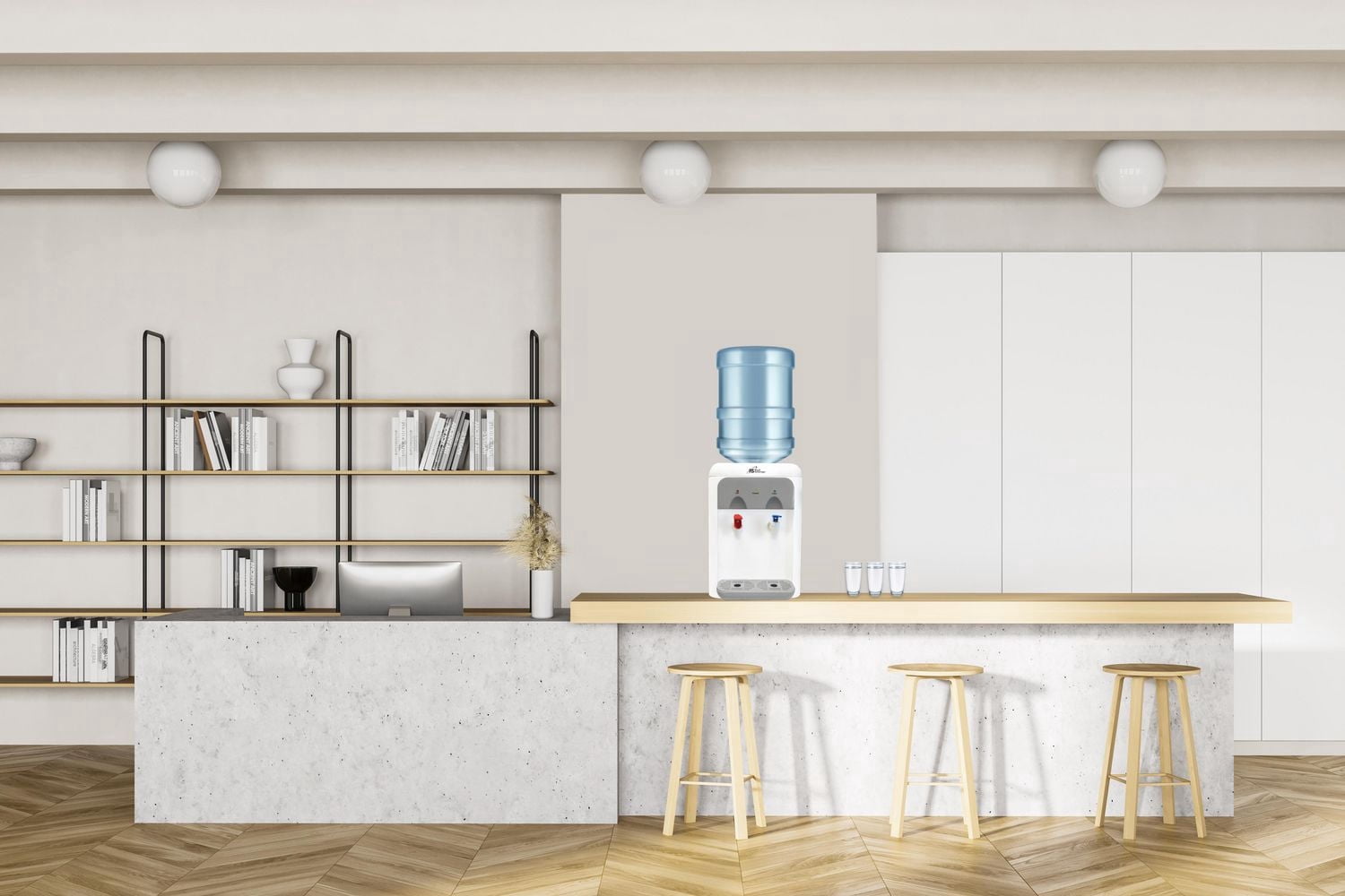 Royal Sovereign Countertop Water Dispenser; dispenses hot or cold water