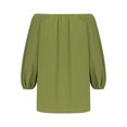 thumbnail image 5 of Blouses for Women Long Lantern Sleeve Summer Fashion Off Shoulder Plain Top T Shirts Flowy Tunics Spring, 5 of 7