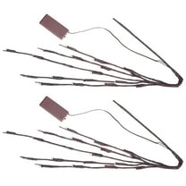 Mobestech 2Pcs LED Branches Lamp Black Lightweight Decorative Light for Home and Party Scene