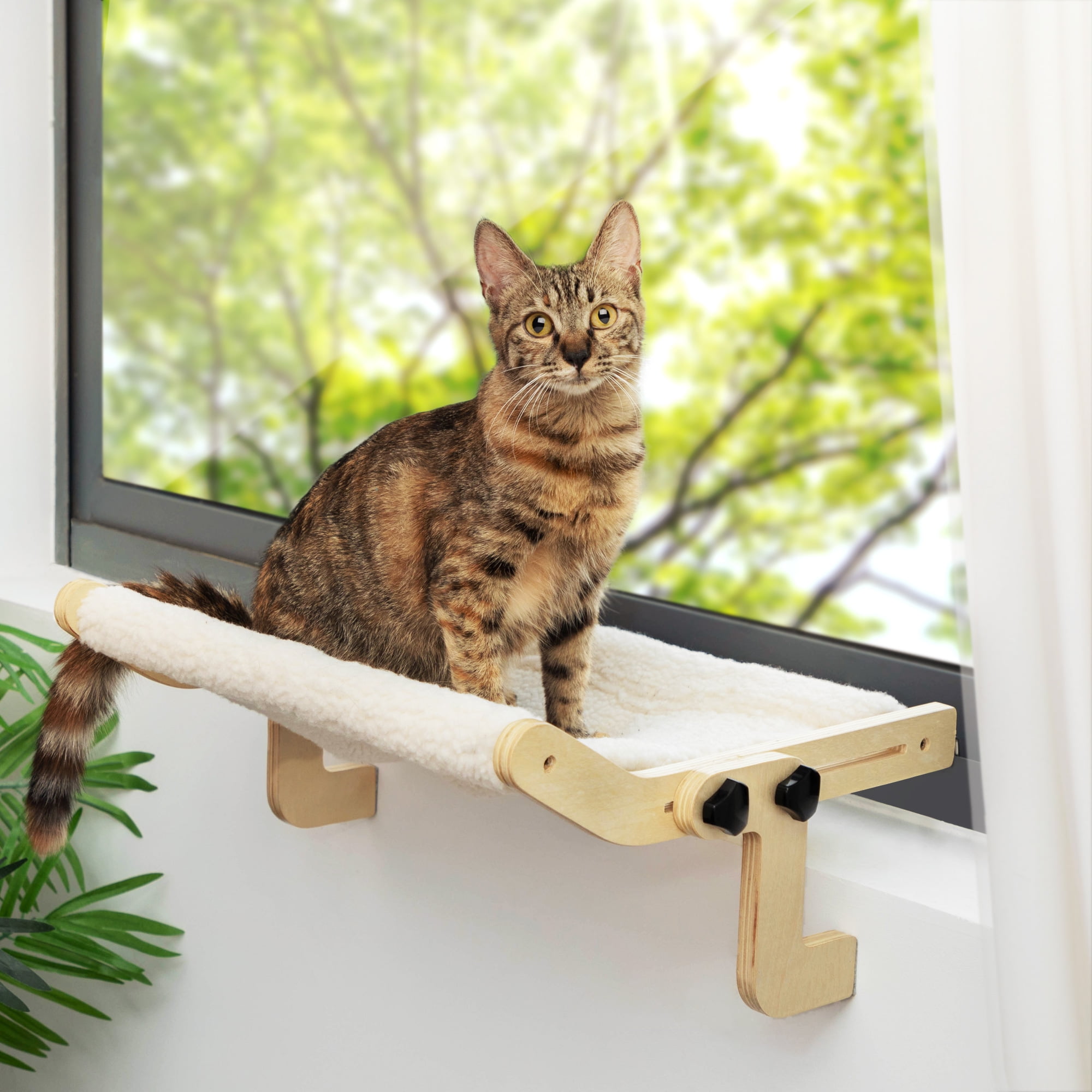 Coziwow Cat Window Perch Hammock Cat Bed Shelve Seat for Window Sill, Bedside, Drawer and Cabinet