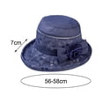 thumbnail image 4 of Cheers.US Womens UPF 50+ Foldable Organza Hat Summer Beach Sun Cloche Hats Big Brim with Flower, 4 of 4