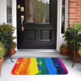 thumbnail image 5 of Pofeuu Rainbow Colored Print Hem Mat 40x60 - Multipurpose Doormat for Indoor & Outdoor Use - Welcome Your Guests with our Entrance Mat, 5 of 6