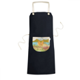 thumbnail image 1 of Culture Temple Landmark Apron Bib Sarong Cooking Baking Kitchen Pocket Pinafore, 1 of 3