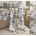 thumbnail image 6 of Soimoi Cotton Cambric Fabric Triangle & Animal Face Print Fabric by Yard 56 Inch Wide, 6 of 7