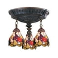 thumbnail image 1 of Elk Lighting Mix-N-Match 3 Light Semi Flush Mount in Aged Walnut, 1 of 1