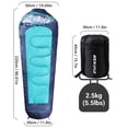 thumbnail image 3 of Invoker Mummy Sleeping Bag | 23 ℉ Extreme 3-4 Season Sleeping Bag for Adults Kids Cold Warm Weather for Camping Hiking Backpacking, 3 of 7