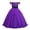 Purple, variant on Elegant Long Girls Party Gown with Lace Trim, Tulle Ball Gown, Embroidered Sequin Formal Dress for Pageants, Weddings, Christmas, Halloween & Princess Events