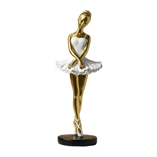 Estatuas de Figuras de resina Chica Figura Mesa Centros de mesa Arte de ballet Escultura Estatuilla para dormitorio, dormitorio, o , Estilo C Aureato BLESIY Escultura de bailarina de ballet
