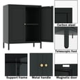 thumbnail image 5 of Bathroom Floor Cabinet,Storage Cabinet with Adjustable Shelf,Modern Freestanding Organizer,Farmhouse Buffet Sideboard,Accent Cabinets for Bathroom,Kitchen,Entryway, 5 of 11