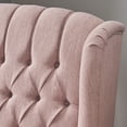 thumbnail image 4 of Noble House Albert Pink Fabric Oversized Tufted Push Back Recliner, 4 of 10
