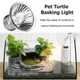 RNUQAW Reptile Lamp Pet Amphibians Lizards Heat Bulb Turtle Basking UV