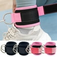 thumbnail image 2 of keepw 1 Pair Fitness Ankles Strap Locking Joint Protector Exercise Support Gym Training Crunch Professional Beginner Attachments Black Regular, 2 of 5