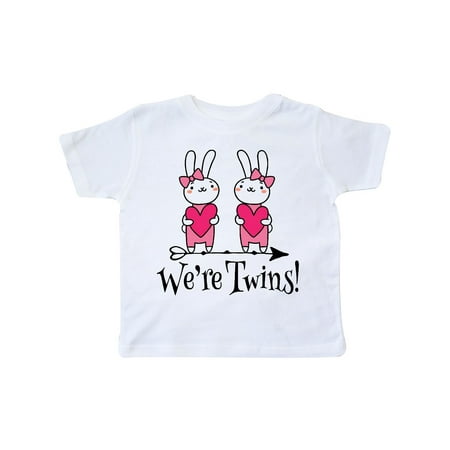 Twin Girls Gift - Twin Girl Gift Bunny Rabbit Toddler T-Shirt