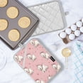 thumbnail image 5 of 2 Pack Pot Holders for Kitchen Heat Resistant Hot Pads Sets for Cooking Baking Dogs Wearing Bows, 5 of 7
