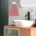 thumbnail image 5 of Kdxio Snowflakes Hand Towel with Loop Hanging Towel Absorbent Tie Towels for Kitchen Tea Bar Bathroom Decor, 5 of 7