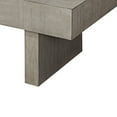 thumbnail image 4 of Lezy Coffee Table- 52 Inch- Gray Oak Wood Top- Double Pedestal Base, 4 of 9