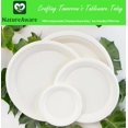 thumbnail image 4 of shiyou-Premium Assiettes en Papier Rondes Blanches 6 Pouces [Lot de 50] - 100 % Compostables et Écologiques Jetables, Usage Intensif, Sans PFAS, en Bagasse de Canne à Sucre (Assiettes Rondes 6 Pouces), 4 of 4