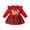 Red, variant on XEGLSBU Baby Girls Dresses Christmas Plaid Suspender Skirt with Deer Applique Long Sleeve Top 2-Piece Dress Outfit Red Size 9-12 Months