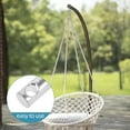 thumbnail image 6 of ORDDIART 1Set Hammock Chair Hanging Kit Metal Plug Pin and Rings for Travel Beach Entertainment, 6 of 8