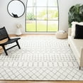 thumbnail image 3 of SAFAVIEH Blossom Aspen Geometric Wool Area Rug, Ivory/Grey, 9' x 12', 3 of 8