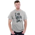 thumbnail image 4 of Funny Cool Shirt Day Sarcastic Humor Plus Size Crewneck Graphic Tee Shirt Brisco Brands 2X, 4 of 5