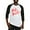 Black/White, variant on CafePress - High On Stress Baseball Jersey - Cotton Baseball Jersey, 3/4 Raglan Sleeve Shirt