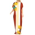 thumbnail image 2 of Sakkas Aggy Womens Dashiki African Print Caftan Dress Maxi Boho Hippie Colorful - Style8-C1Brown - One Size Regular, 2 of 5