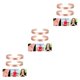 thumbnail image 4 of Minnieouse 2 Pcs Bracelet Open-end Design Women Elegant Copper Charm Cuff Wristband Bangle Accessories Workmanship Electroplate Type1 NO1, 4 of 6