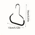 thumbnail image 4 of 5pcsVersatile Manganese Steel Round Hook - Perfect for Hats, Ties, Scarves & Bags, Strong Load-Bearing, Non-Deformable, 4 of 4