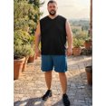 thumbnail image 5 of DARING DIVA Men's V-Neck Soft Breathable Sleeveless Undershirt Tank Top XL Black, 5 of 7