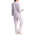 thumbnail image 3 of Fishers Finery Women's EcoFabric Full Length Pajama Set; Long Sleeve NEW FABRIC (Lvndr, XL), 3 of 5