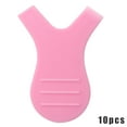 thumbnail image 1 of 10pcs/bag Eyelash Brushes Plastic Eyelash Lifting Perm Comb Y Shape Portable Makeup Tools, Pink, 1 of 9