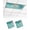 Aqua, Tan, Ivory, variant on 1 Pack Fluorescent Light Cover for Ceiling Lights, Coastal Beach Tree Magnetic Classroom Light Filters 4x2 Feet, Vintage Teal Brown Tropical Palm Tree Decorative Ceiling Shade Panel for Office