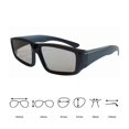 thumbnail image 2 of Zshan 4 PCS Non-Flash Circular Polarizer 3D Glasses All RealD 3D Cinema Non-Flash Circular Polarizer 3D Televisions for Family Viewers Circular Polarized Pack, 2 of 5