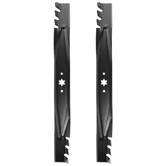 Mulching Blade 46 '' Fit for MTD for Cub Cadet 942-04290-X, 742-04244, 942-04244, 942-04244A,for MTD for Cub Cadet XT1-46 XT2 LT46 LTX1045 LTX1046 46" Deck Mower Blades 2Pack