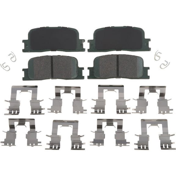 Rear Brake Pad Set - Compatible with 2001 - 2003 Toyota Highlander 2002