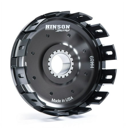 Hinson Billetproof Clutch Basket w/Kickstart Gear & Cushions (H489)