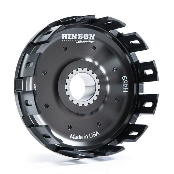 Hinson Billetproof Clutch Basket w/Kickstart Gear & Cushions (H489)