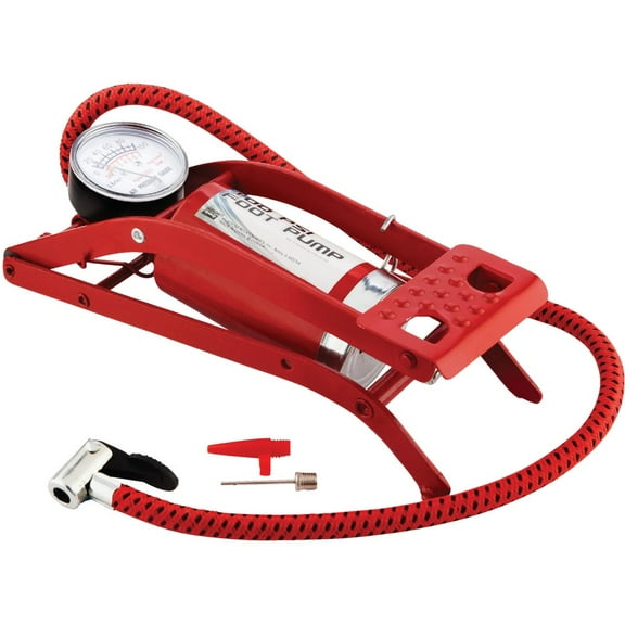 Custom Accessories Cylinder Foot Pump Compact 100 Psi - Stainless Steel - 1 Pc