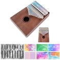 thumbnail image 4 of 17 Keys Kalimba Scale Thumb Piano Note Sticker Parts Accessories Learner Tools, 4 of 6
