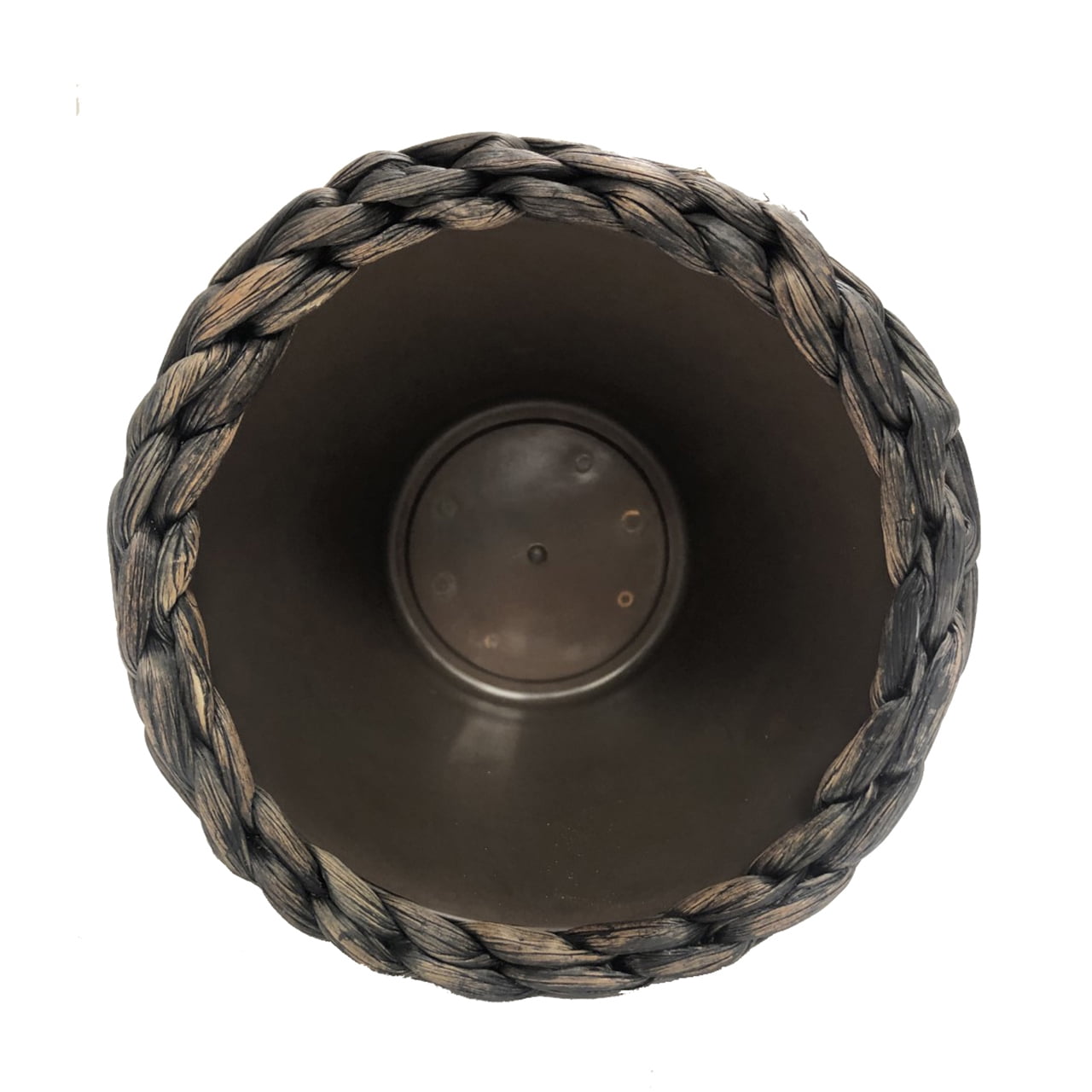 Mainstays 6IN Weave Seagrass Basket Planter with Resin Liner (2 Pack)