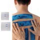thumbnail image 4 of Naiovety Cinta muscular, vendaje deportivo de algodón elástico, vendaje portátil para autodeportes, cinta de autosoporte portátil Gimnasios en casa Blanco 7.5 cm, 4 of 6