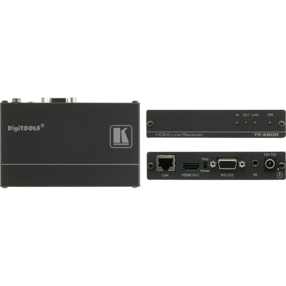 HDMI, Bidirectional RS?232 & IR over HDBaseT Twisted Pair Receiver