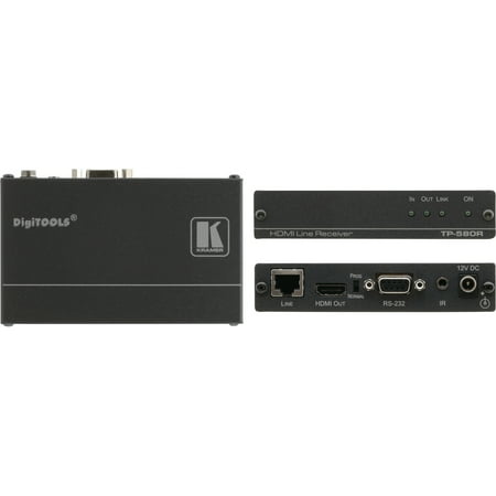 UPC: 7291063051693 | Kramer HDMI Bidirectional RS-232 & IR over HDBaseT Twisted Pair Receiver