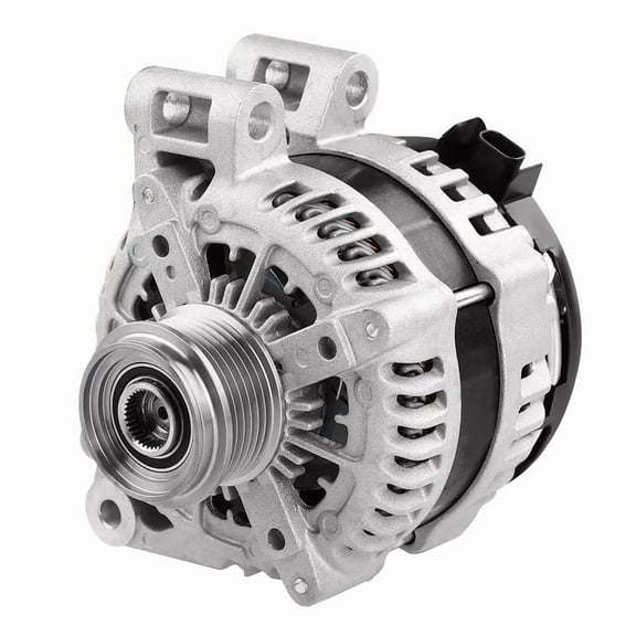 Detroit Axle - Alternator for Chevrolet Traverse GMC Acadia Buick Enclave Saturn Outlook Acadia Limited [170 A/14 V, CW Rotation, 6-Groove Clutch Pulley], Alternator with Pulley Replacement