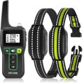 thumbnail image 1 of Dog Training Collar with Remote Ft in Dog Shock Collar with Beep Vibration Shock & Double Static Warnings IPX Bark Collar for All lbs Medium Large Dogs ( ), 1 of 6