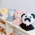 thumbnail image 5 of Photo Props Gift Changing Dressing Game Toys Accessories Plush Outfit Hairy Cartoon Animal Shawl Doll Clothes Doll Plush Cloak 10CM CAT, 5 of 8